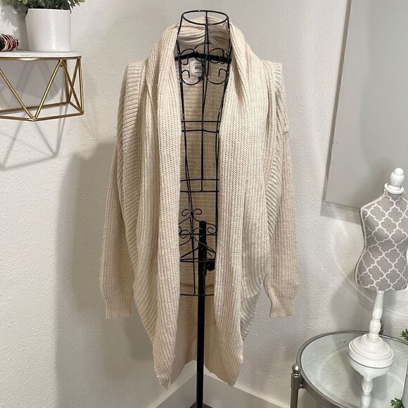Cotton On cream oversized cardigan | size S - Picture 2 of 7